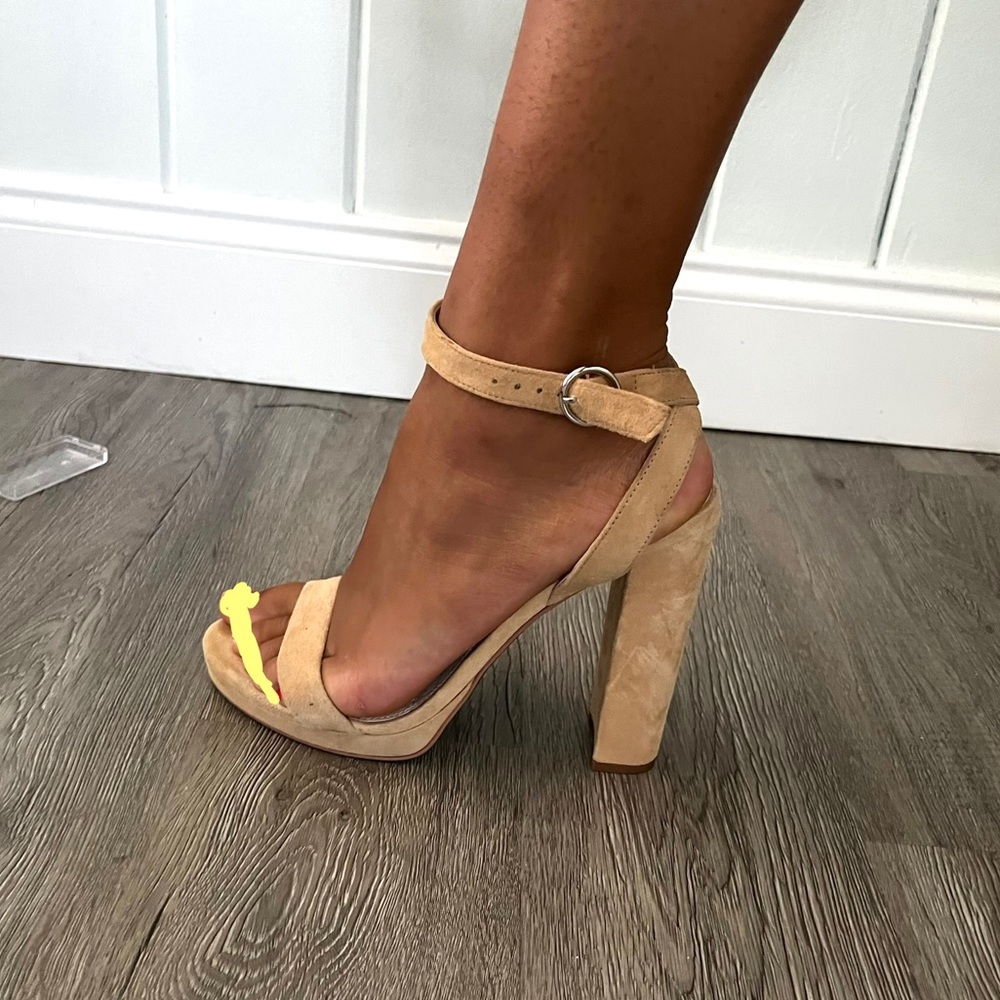 tan steve madden heels